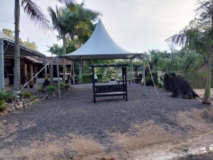 TENDA CHAPÉU DE BRUXA 5X5MTS BRANCA